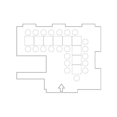 Floor plan for 19 people